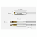 Miniatyrbillede 2 af 5: Philips 3,5 mm headset mikrofon 2-i-1 desktop adapter kabel headset headset lydkabel 0,25 m