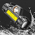 Pikkukuva 4 / 5: LED-ajovalaisin vedenpitävä 800lm COB XOG USB