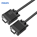 Miniatyrbild 1 av 5: Philips SWV6139 HD VGA-kabel 3 + 6 ren koppar dator värd monitor projektor videoanslutningskabel（1m）*2pcs