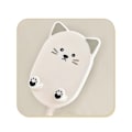 Miniatyrbillede 5 af 5: Sød Telefonholder til Kat | Foldbart og bærbart mobilstativ | Ideel til studerende – Hvid med dekorativt design