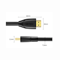 Miniatyrbillede 3 af 5: Philips HDMI-kabel Version 2.0 HDMI HD-kabel 3 meter stationær computer TV 4K HD-dataforbindelseskabel