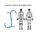 Miniatyrbild 3 av 5: Body Back Buddy Trigger Point Point Massage Stick Enhet Original Point Manuell Massage Stick