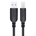 Miniatyrbild 3 av 5: Philips USB datakabel för skrivare 2 meter AM/BM fyrkantig portkontakt datakabel anslutningskabel för skrivare