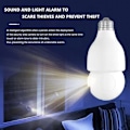 Miniatyrbillede 7 af 10: Philips Smart Bulb-kamera 5MP (TAI2440/93) – WiFi-opgraderet, 2K, tovejslyd, Cloud Storage AI Motion Detection Sikkerhedskamera til hjemmet