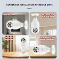 Miniatyrbild 5 av 10: Philips Smart Bulb Kamera 5MP (TAI2440/93) – WiFi, 2K, Rörlig Detektion, 2-vägs Audio, Molnlagring AI-rörelsedetekteringskameror för hemsäkerhet