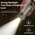 Miniatyrbillede 2 af 5: Campinglampe til udendørs brug multi-lyskilde bærbar nøglering krog mini lille lommelygte omgivende campinglys