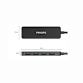 Miniatyrbild 2 av 5: Philips USB3.0 Expansion Docking Station en till fyra USB-hubb till gränssnitt för bärbar dator HUB-splitter