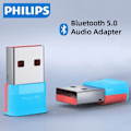 Miniatyrbillede 3 af 5: ""Philips SWR3301A/93 Bluetooth Adapter 5.0 USB-lydsender og -modtager, Plug & Play til stationære og bærbare computere"