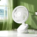 Miniatyrbild 2 av 5: Philips liten elektrisk fläkt med klämfäste – bärbar skrivbordsfläkt, supertyst artefakt för kontorsbord och studentrumsskrivbord
