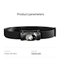 Pikkukuva 5 / 5: Philips Sensor Headlamp Kirkas valo Pääpanta Pitkäikäinen ladattava taskulamppu
