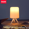 Miniatyrbillede 2 af 5: philips zhirui sengelampe smart soveværelseslampe med stemning kreativ bordlampe skrivebordslampe natlys dekorativ lampe
