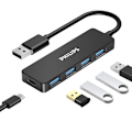 Miniatyrbild 1 av 5: Philips USB3.0 Expansion Docking Station en till fyra USB-hubb till gränssnitt för bärbar dator HUB-splitter