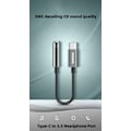 Miniatyrbillede 3 af 5: Philips USB-C til 3,5 mm lydadapter - Type-C hovedtelefonstikkonverter til Xiaomi, Huawei, iPad Pro - SWR1504H