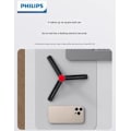 Pikkukuva 2 / 5: Philips Bluetooth Travel kannettava matkapuhelin Yleiskiinnike kädessä pidettävä tärinänvaimennus Selfie-artefakti 360 asteen kierto live-kuvia varten