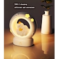 Miniatyrbillede 4 af 5: natlys genopladelig sengelampe til soveværelse hvid bordlampe fødselsdagsgave eksklusiv atmosfære lampe