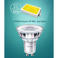 Miniatyrbillede 4 af 4: Philips LED Classic GU10 Warm Light 1 stk (6,2 W), dæmpbar LED-forlygte, varm hvid, dæmpbar varm lampe