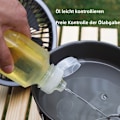 Miniatyrbillede 3 af 5: Bærbar krydderiflaske, forseglet, lækagesikker olieflaske, genopfyldningsflaske til udendørs camping og picnic, krydderiflaske med klemmefunktion