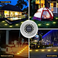 Miniatyrbillede 5 af 5: 8-Pak Solcelle Spotlights LED Jordbelysning