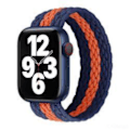 Pikkukuva 1 / 2: Apple Watch kompatibelt ARMBAND Elastiskt BLÅ/MANGO 42/44/45 mm MultiColor L