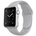 Miniatyrbild 1 av 2: Apple Watch kompatibelt Armband Silikon LJUSGRÅ 38/40/41 mm LightGrey S