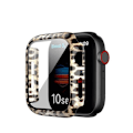 Pikkukuva 1 / 4: Heltäckande Skal till Apple Watch 4/5/6/SE Härdat glas 44mm LEOPARD Brown