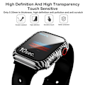 Miniatyrbillede 4 af 6: Heltäckande Skal till Apple Watch 1/2/3 Härdat glas 42mm  ZEBRA Black
