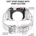 Miniatyrbild 4 av 6: Apple Watch kompatibelt Armband TPU TRANSARENT 42/44/415 mm Transparent one size