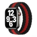 Pikkukuva 1 / 2: Apple Watch kompatibelt ARMBAND Elastiskt SVART/RÖD 38/40/41 mm MultiColor M