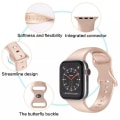 Miniatyrbild 5 av 5: Apple Watch kompatibelt Armband Silikon GRÅ 42/44/45 mm Silver S