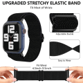 Miniatyrbild 4 av 4: Apple Watch kompatibelt Nylon-armband BRUN 42/44/45 mm Brun one size