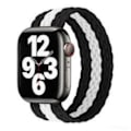 Pikkukuva 1 / 2: Apple Watch kompatibelt ARMBAND Elastiskt SVART/VIT 42/44/45 mm MultiColor L