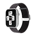 Pikkukuva 1 / 3: Apple Watch kompatibelt Armband Elastiskt  METALLIC 38/40/41mm Black one size
