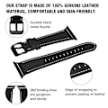 Pikkukuva 5 / 7: Apple Watch kompatibelt Armband LÄDER SVART 38/40/41 mm Black one size