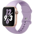 Miniatyrbild 1 av 5: Apple Watch kompatibelt Armband Silikon LILA 38/40/41 mm Purple S