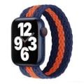 Miniatyrbillede 1 af 2: Apple Watch kompatibelt ARMBAND Elastiskt BLÅ/MANGO 42/44/45 mm MultiColor M