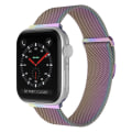 Pikkukuva 1 / 2: Apple Watch kompatibelt Armband Milanese Loop RAINBOW 42/44/45 mm Multicolor