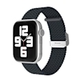 Pikkukuva 1 / 3: Apple Watch kompatibelt Armband Elastiskt GRÅ 42/44/45 mm Grey one size