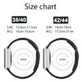 Miniatyrbillede 2 af 3: Smalt Apple Watch kompatibelt Armband Silikon ANTIKVIT38/40/41mm White L