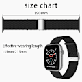 Pikkukuva 2 / 3: Apple Watch kompatibelt Armband Elastiskt APRIKOS 38/40/41 mm Apricot one size