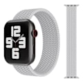 Pikkukuva 1 / 2: Apple Watch kompatibelt ARMBAND Elastiskt Ljusgrå 38/40/41 mm Grey L