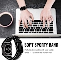Pikkukuva 6 / 7: Apple Watch kompatibelt Armband LÄDER SVART 38/40/41 mm Black one size