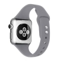 Pikkukuva 3 / 3: Smalt Apple Watch kompatibelt Armband Silikon LJUSGRÅ 38/40/41mm LightGrey L
