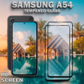 Pikkukuva 4 / 5: 2-Pack SAMSUNG GALAXY A54 Näytönsuoja - Karkaistu Lasi 9H - Super laatu 3D