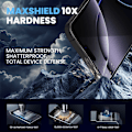 Miniatyrbillede 4 af 7: 1-Pack Iphone 16 Pro Max Skærmbeskyttelse & 1-Pack linsebeskyttelse - Hærdet Glas 9H - Super kvalitet 3D