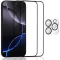 2-Pack Iphone 16 Pro Skärmskydd & 1-Pack linsskydd - Härdat Glas 9H - Super kvalitet 3D