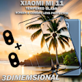 Miniatyrbillede 4 af 5: 2-Pack XIAOMI MI 11 Skærmbeskyttelse & 2-Pack linsebeskyttelse - Hærdet Glas 9H - Super kvalitet 3D