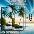 Miniatyrbillede 2 af 5: 2-Pack SAMSUNG A04S Skærmbeskyttelse & 1-Pack linsebeskyttelse - Hærdet Glas 9H - Super kvalitet 3D