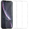 Miniatyrbild 1 av 6: 3-Pack Iphone XR transparent Skärmskydd - Härdat Glas 9H - Super kvalitet 3D