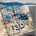 Miniatyrbild 4 av 5: Samsung Galaxy S20 - Härdat glas 9H - Super kvalitet 3D
