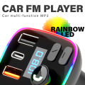 Miniatyrbild 2 av 5: Rebenuo Rcp75 Fm Sändare Med Snabb Billaddare Universal 20W - Bluetooth 5.0  - Svart